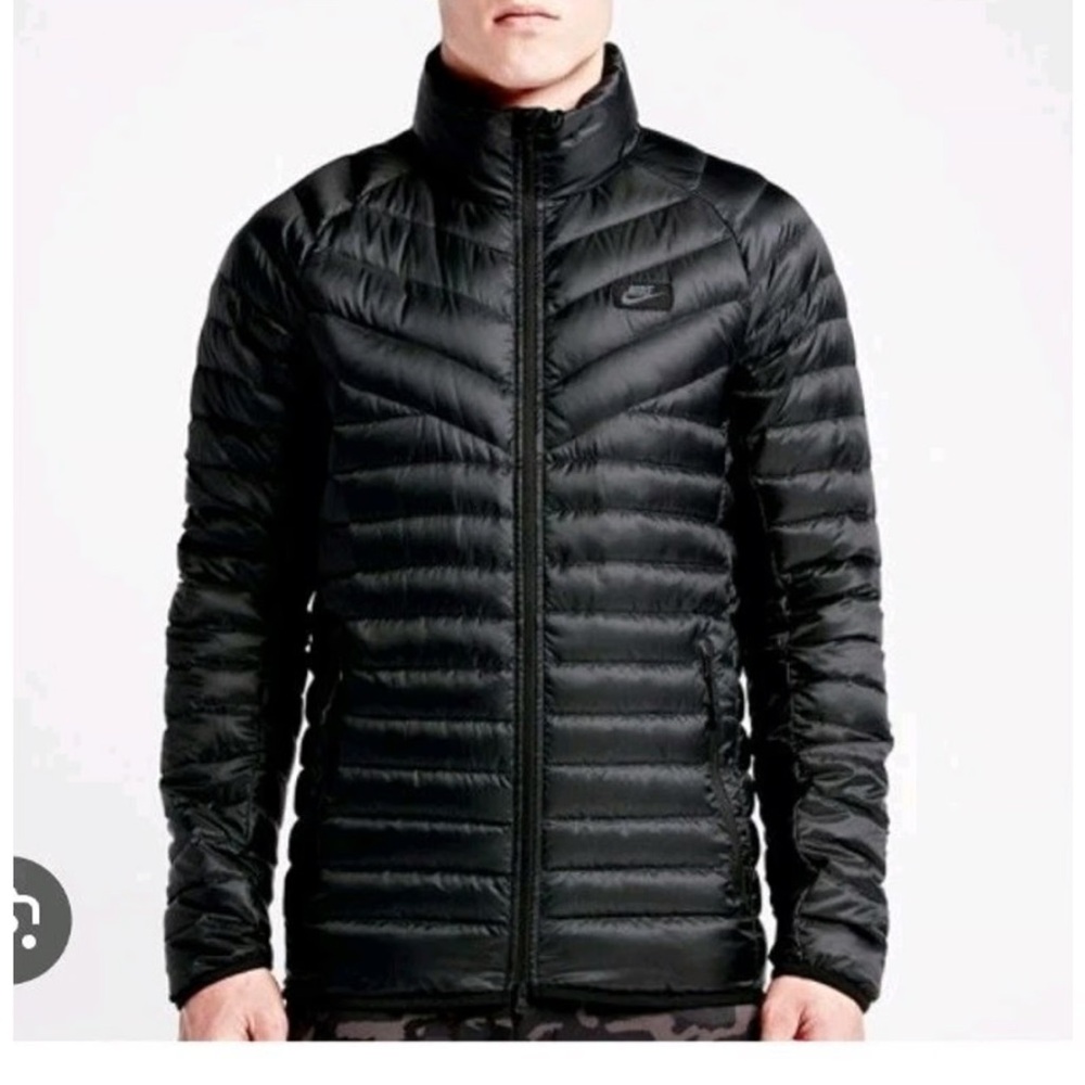 Nike Men’s grey duck down puffer jacket